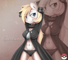 831933__solo_oc_anthro_solo female_blushing_oc only_questionable_smiling_cosplay_underwear.jpg