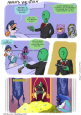 1688561__safe_princess+luna_princess+celestia_copper+top_pony_oc_male_earth+pony_alicorn_human_comic_weapon_speech+bubble_zebra_gun_parody_sunglasses.png