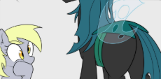3121303__safe_derpy+hooves_queen+chrysalis_female_pony_mare_simple+background_butt_white+background_duo_plot_changeling_duo+female_ch.jpg