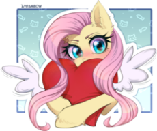 7171308__safe_artist-colon-avrameow_imported+from+derpibooru_fluttershy_pegasus_pony_blushing_commission_female_heart_heart+pillo.png