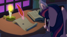 Twilight_preparing_to_write_her_study_of_comets_S1E24.png