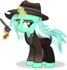 3365656__safe_artist-colon-anime-dash-equestria_derpibooru+import_lyra+heartstrings_pony_unicorn_g4_alternate+hairstyle_clothes_cowboy+hat_female_gun_h.png