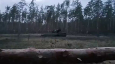 RUSSIAN BMPT TERMINATOR IN ACTION IN KREMENNAYA.mp4