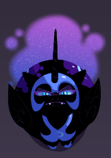 2417870__safe_artist-colon-underpable_nightmaremoon_alicorn_pony_angry_behavinglikeacat_bothcutiemarks_chonk_cute_eyeshadow_faic_fangs_female_floppyears_.png