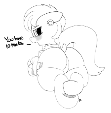 1502387__suggestive_ms-dot-+harshwhinny_solo_female_pony_clothes_earth+pony_blushing_solo+female_looking+at+you_monochrome_plot_absurd+resolution_dia.png