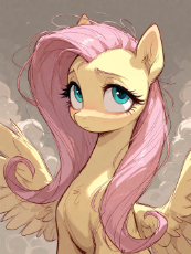3494673__safe_ai+generated_prompter-colon-logsupermulti_fluttershy_pegasus_pony_g4_blushing_bust_chest+fluff_female_image_png_portrait_simple+backgroun.png
