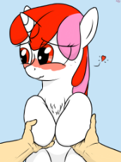 1289553__safe_artist-colon-littlenaughtypony_oc_oc+only_oc-colon-righty+tighty_blushing_chest+fluff_cute_hand_heart_holding+hooves_hoof+hold_looking+do.png