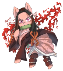 2510715__safe_artist-colon-xinury_earth+pony_pony_bit+gag_clothes_female_gag_kimetsu+no+yaiba_kimono+28clothing29_mare_nezuko+kamado_ponified_signature_simple+b.png