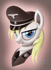 1164728__safe_solo_oc_clothes_smiling_looking at you_female_uniform_oc-colon-aryanne_nazi.png