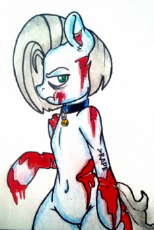 1459486__grimdark_artist-colon-pantheracantus_oc_oc only_oc-colon-tracy cage_blood_colored_looking at you_pony_>rape_traditional art.jpeg