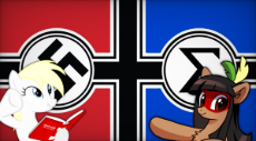 7225443__safe_editor-colon-dpr_oc_oc-colon-aryanne_oc-colon-kuruminha_pony_altbrony_aryan+pony_brazilian_brony_brown+pony_cute_female_flag_friendship_german_int.png