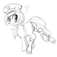 976273__explicit_female_pony_oc_oc+only_nudity_earth+pony_blushing_monochrome_open+mouth_anus_hat_looking+back_vagina_heart_ponut_grayscale_black+and.jpg