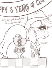 1853505__explicit_artist-colon-ratofdrawn_applejack_anniversary_banner_dialogue_earth pony_everyday we stray further from god's light_female_floppy e.png