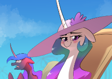 celly + luna at the beach.png