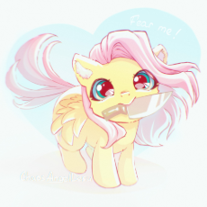 7448468__safe_artist-colon-chaosangeldesu_imported+from+derpibooru_fluttershy_pegasus_pony_cute_female_knife_looking+at+you_mare_mouth+hold_shyabetes_solo_tail_.jpg